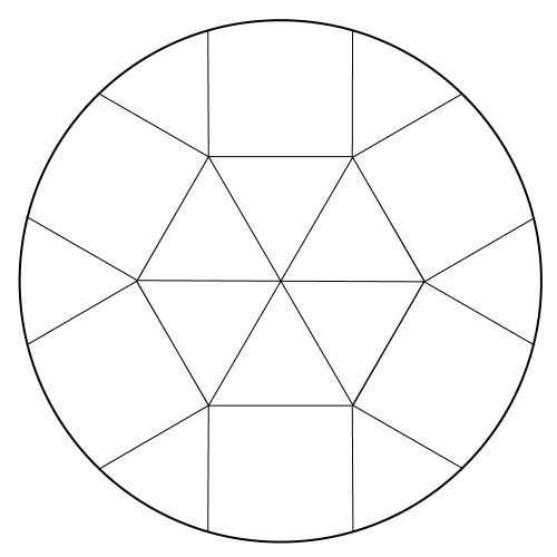 62399- .71" Clear Round Faceted Jewel. 18MM