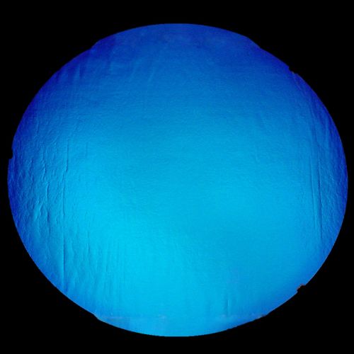 DC603A-CBS Thin Dichroic Yellow/Blue On Clear 16"x19" - 96 COE