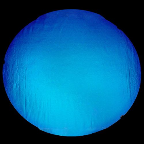 DC653C-CBS Thin Dichroic Blue On Black 4"x4.75" - 96 COE