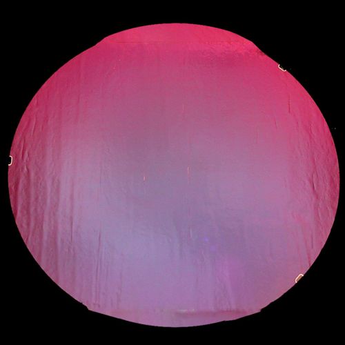 DC657B-CBS Thin Dichroic Black Cherry On Black 8"x9" - 96 COE