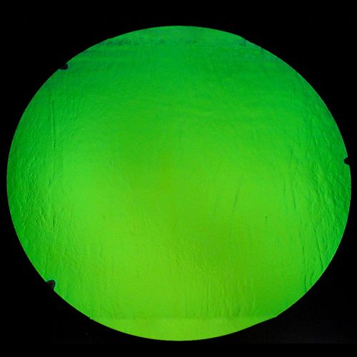 DC863C-CBS Thin Dichroic Emerald Green On Black 4"x4.75" - 90 COE