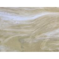 DG1050 - Designer Glass Ivory, White, Clear Wispy