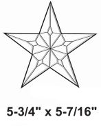 EC227-Exquisite Cluster 5 Point Star