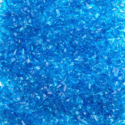 UF5099 Oceanside Frit Coarse Blue Topaz Transparent COE96 8.5oz 5332