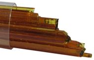 UN1004- Oceanside Medium Amber Transparent Noodles 96 COE #1108