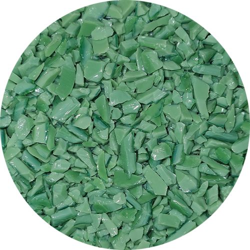 WF9518 Wissmach Glass Frit Coarse Olive Green Opal COE96-07 1Lb.